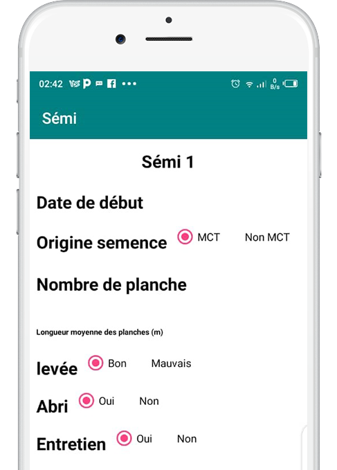 Application de collectede données