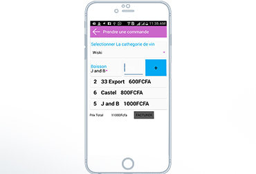 Application mobile pour la gestion des ventes de la comptabilités et des stock au Cameroun